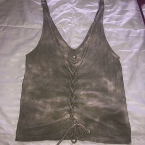 Criss Cross Tie Tank